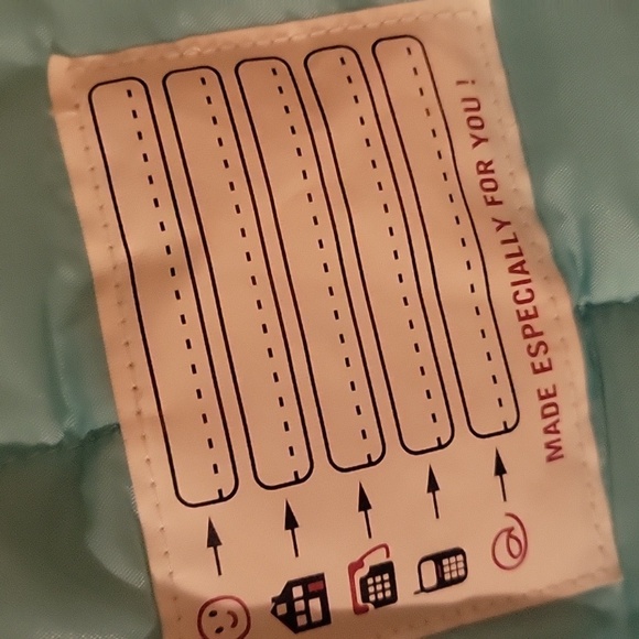 Light Teal Puffer Jacket and Pants Set - Picture 9 of 10